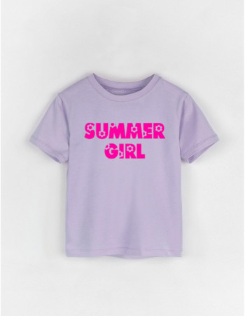 Футболка Овер лавандова Summer girl 