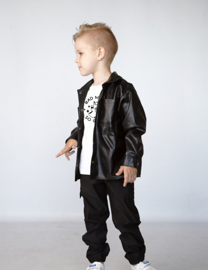 Футболка Овер біла Bad mood so good Футболка Овер біла Bad mood so good