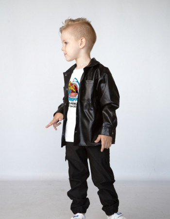 Футболка Овер біла Завжди голодний