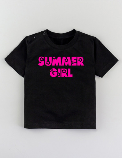 Футболка Овер чорна Summer girl Футболка Овер чорна Summer girl