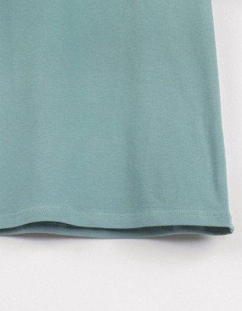 Футболка Овер сіро-зелена Не сьогодні