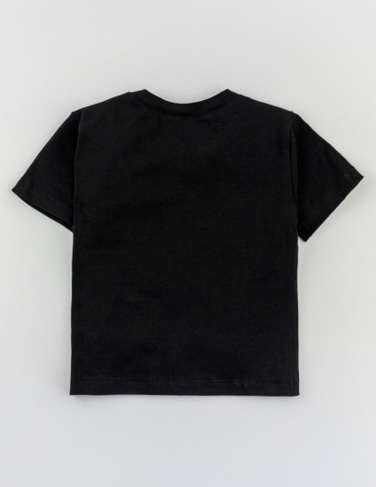 Футболка Овер чорна Сонечко  Футболка Овер чорна Сонечко