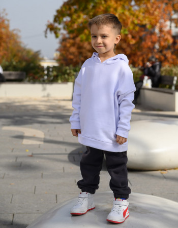 Толстовка Алекс біла з начосом 