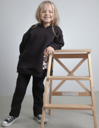 Толстовка Алекс чорна Cats