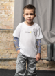 Футболка з тату-рукавами Дрейк Вишиванка біла Kids UA