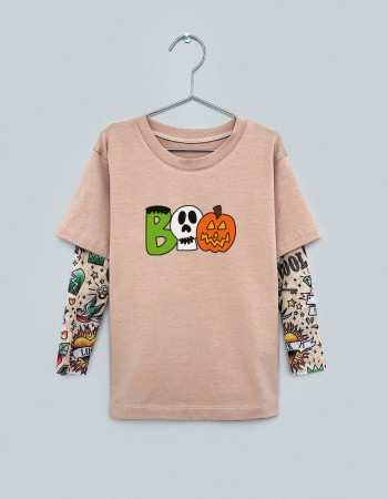 Футболка Дрейк з тату рукавами tattoo style Boo