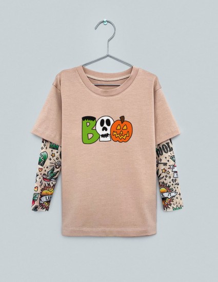 Футболка Дрейк з тату рукавами tattoo style Boo