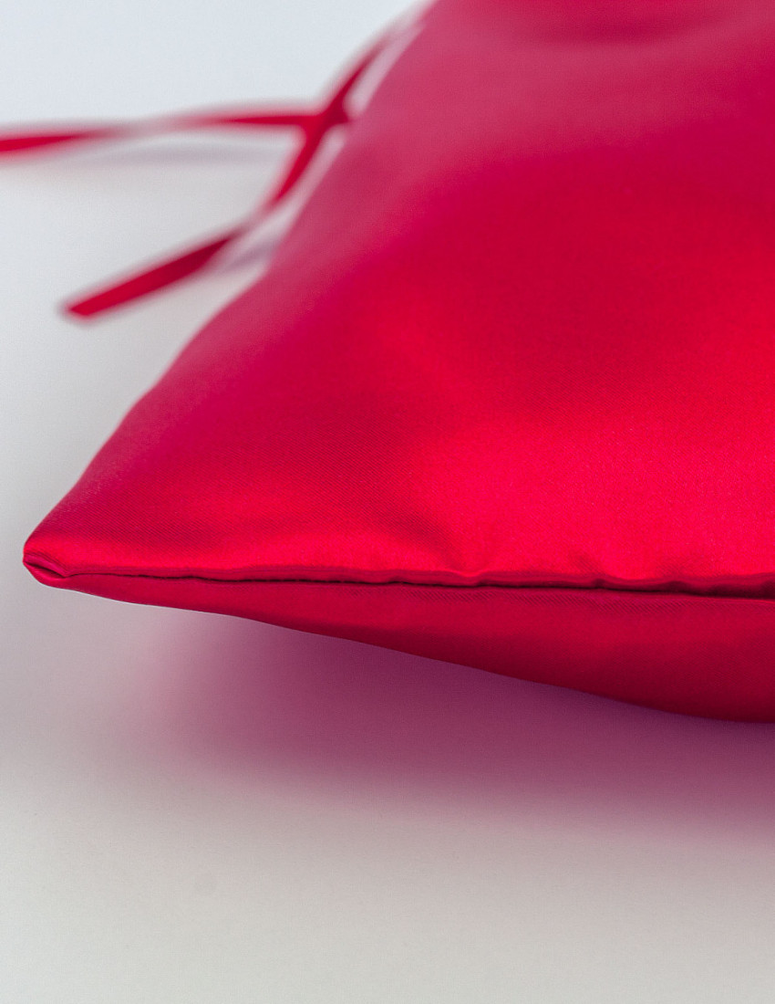 Мішечок для подарунків червоний