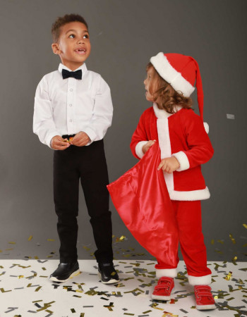 Мішечок для подарунків червоний