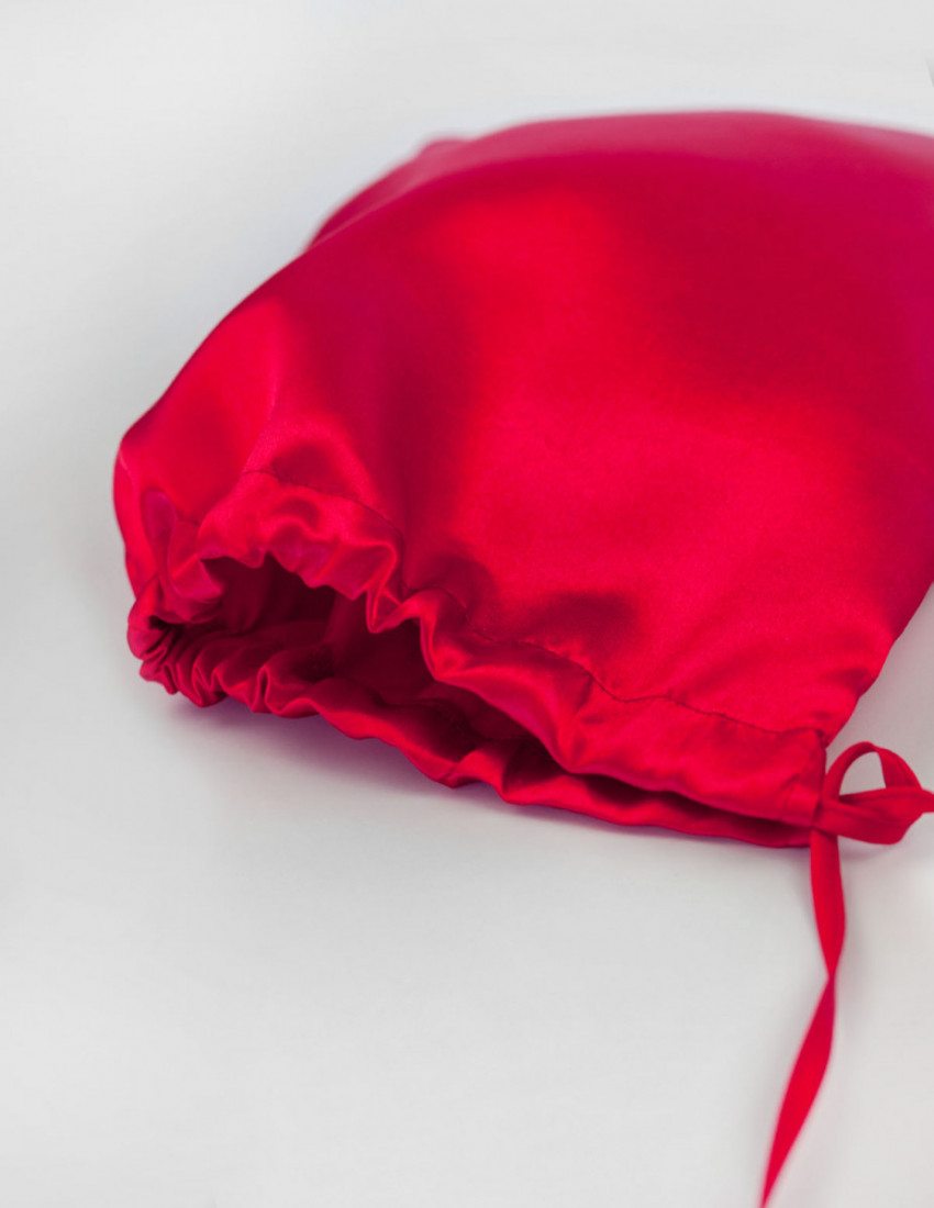 Мішечок для подарунків червоний