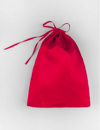 Мішечок для подарунків червоний
