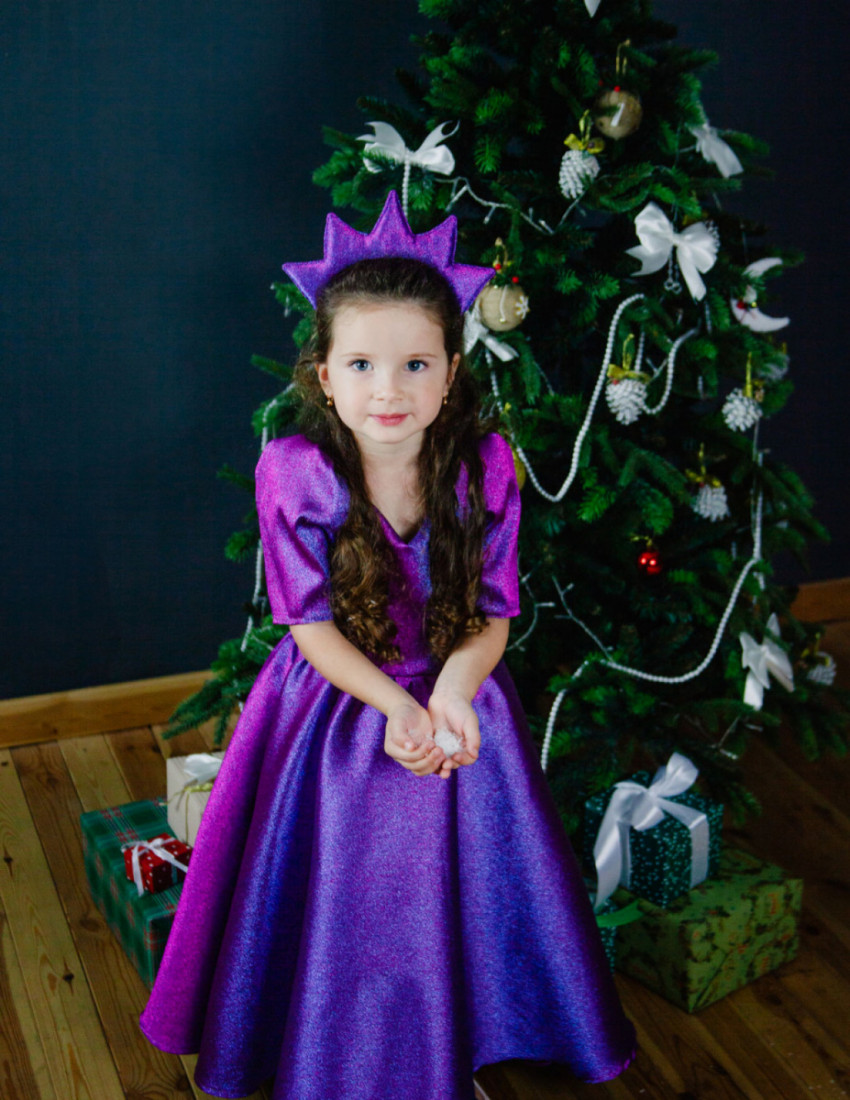 Сукня Алессандра фіолетовий хамелеон