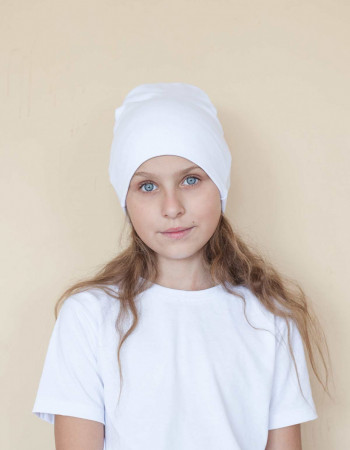 Шапка дитяча біла