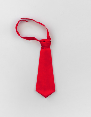 Краватка на липучці червоний