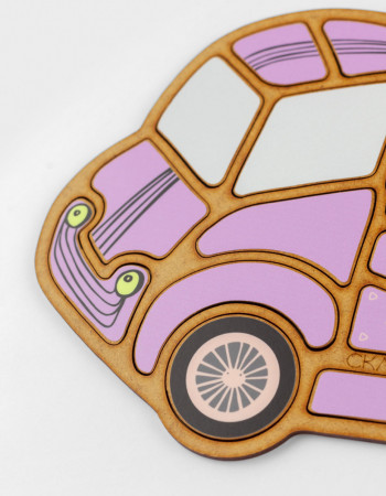 Пазл-складанка Вантажівка рожева Пазл-складанка Вантажівка рожева