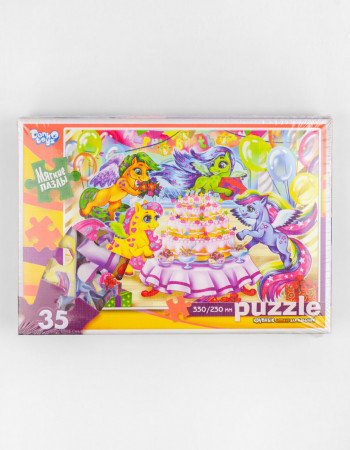 Великі м'які пазли для малюків, 35 деталей