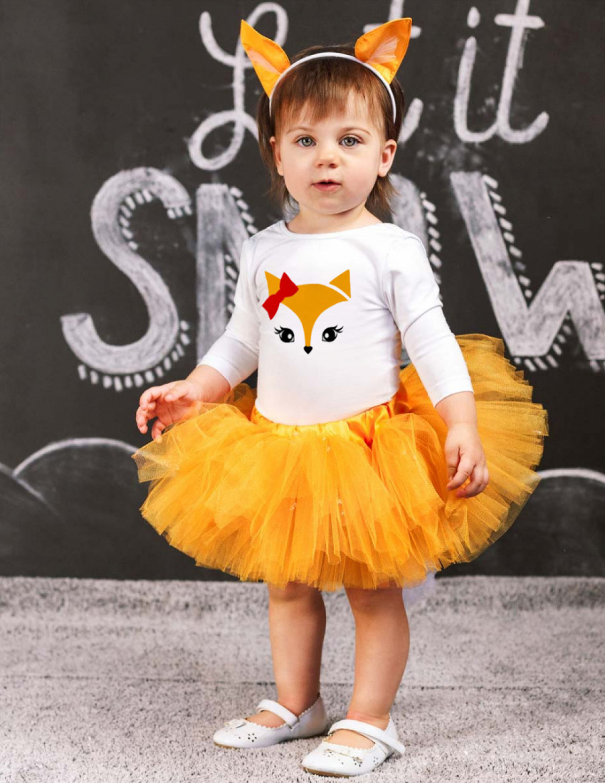 Лонгслив Герда белый Лисичка