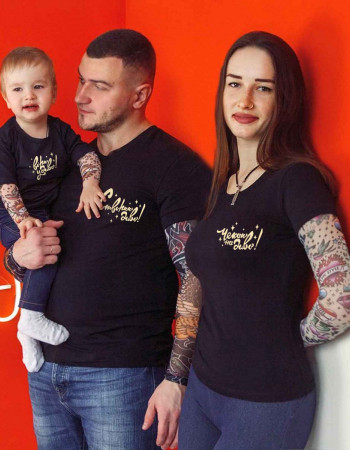 Футболка Дрейк з тату рукавами tattoo style Вірю у диво