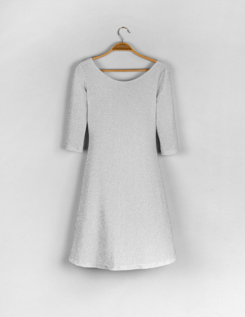 Сукня Альвана жіноче біле з сріблом