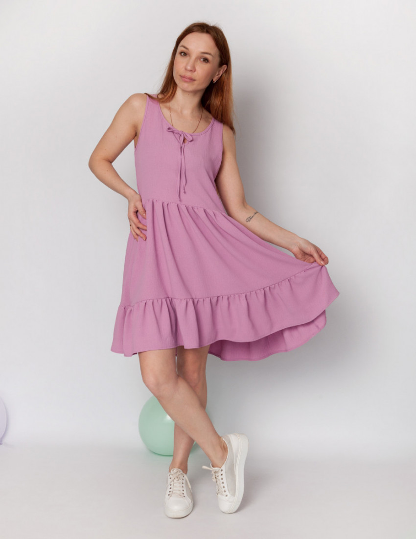 Платье Николь женское розовое