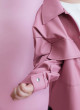Сорочка шкіряна Моніка рожева