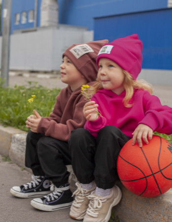 Толстовка Gloster фуксія з начосом Толстовка Gloster фуксія з начосом