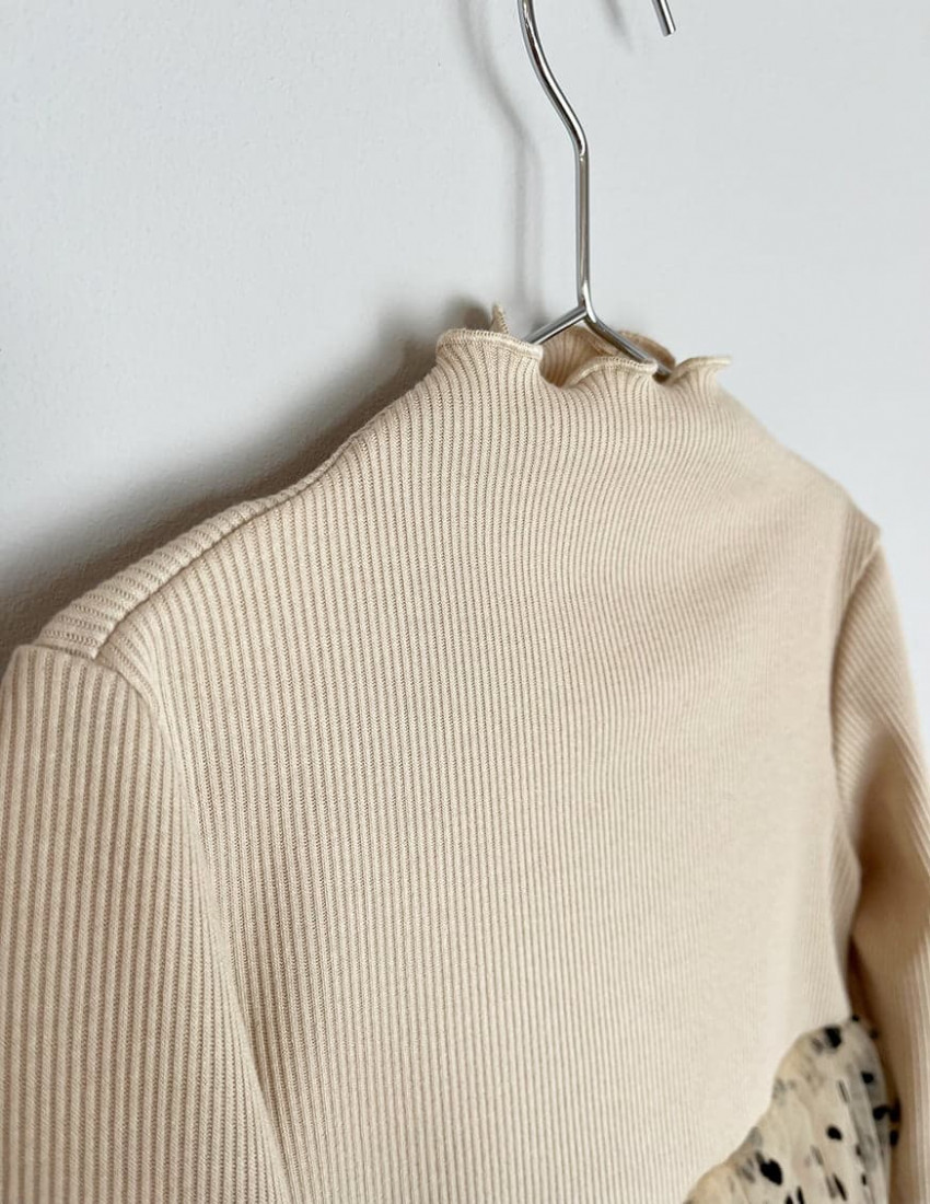 Сукня Лавелла молочне з сердечками