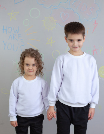 Світшот Джоуї білий з начосом 