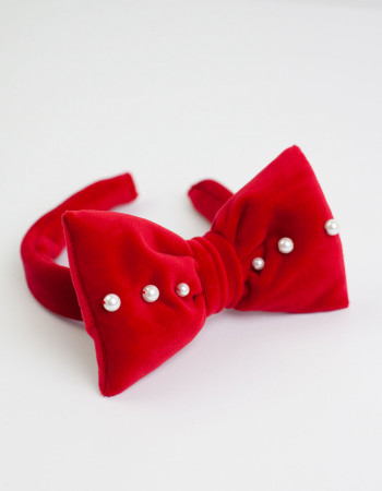 Аксесуар-обруч Крісті червоний