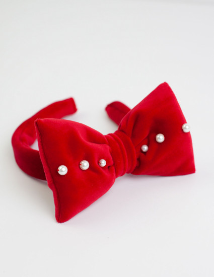 Аксесуар-обруч Крісті червоний