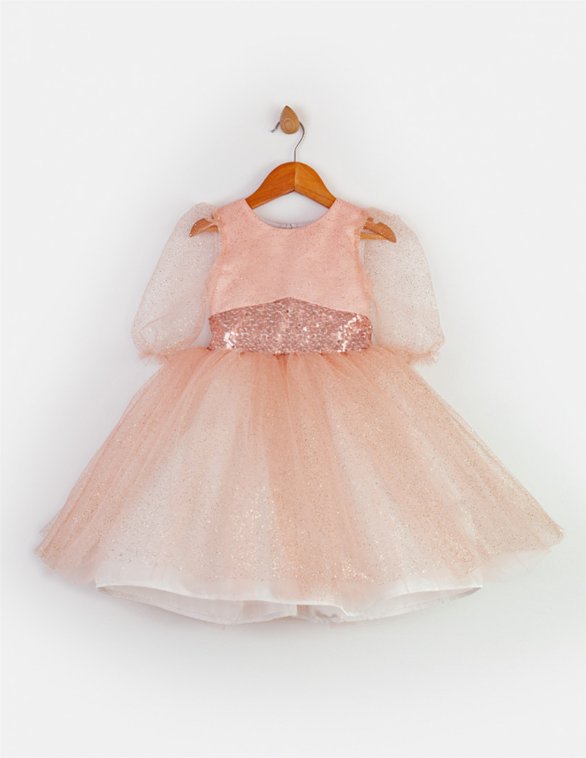 Платье Элиза персиковое