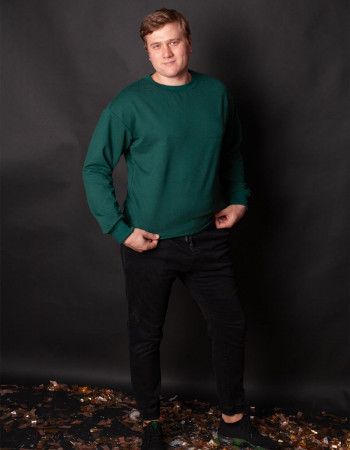 Світшот Джоуї чоловічий темно-зелений