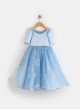 Платье Фроузи голубое