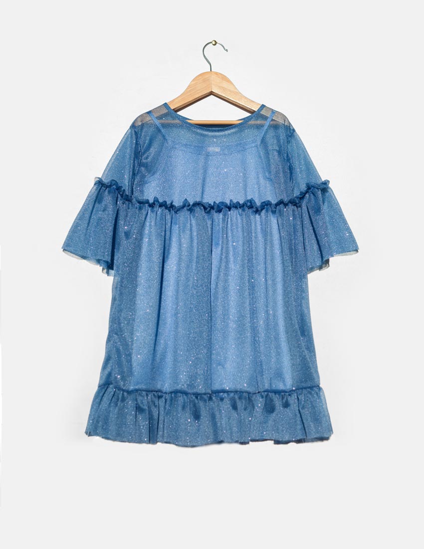 Платье Тэя синее