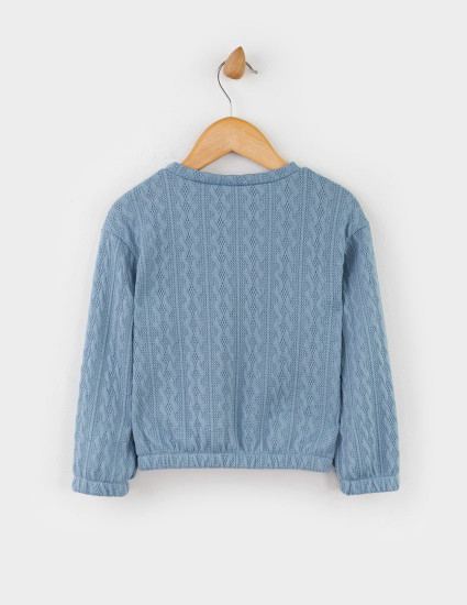 Світшот Рейчел сіро-блакитний