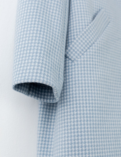 Пальто Берта жіноче блакитне