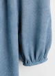 Платье Вейла серо-голубое