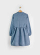 Платье Вейла женское серо-голубое