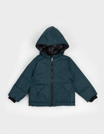 Куртка двостороння Фелтон мілітарі/темно-зелений