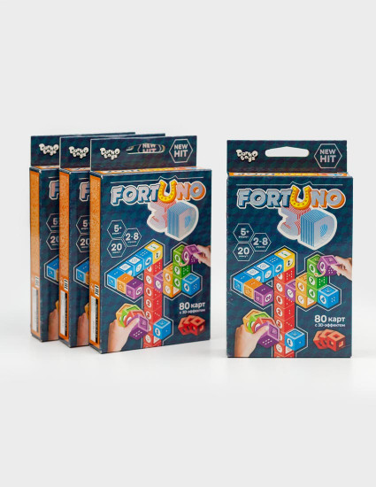 Настольная развивающая игра "Fortuno 3D"