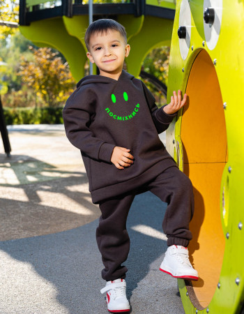 Толстовка Алекс темно-сіра Посміхнись 