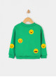 Світшот Джойс зелений з начосом Emoji