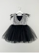 Сукня Мілава чорна зі сріблом