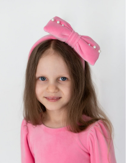 Аксессуар-обруч Крісті рожевий