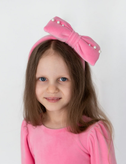 Аксессуар-обруч Крісті рожевий