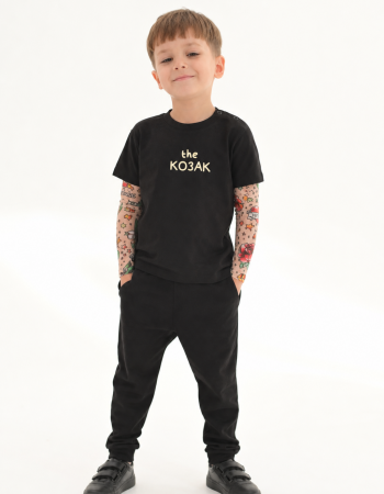 Футболка Дрейк з тату рукавами tattoo style The козак