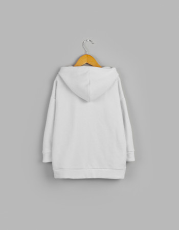 Толстовка Алекс біла з начосом Lovely cat