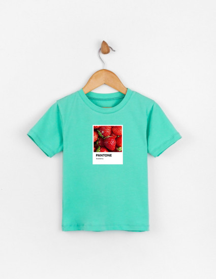 Футболка Овер м'ятна Pantone Strawberry