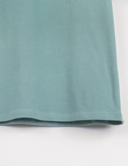 Футболка Овер сіро-зелена Завжди голодний Футболка Овер сіро-зелена Завжди голодний