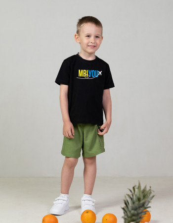 Футболка Овер чорна Mriyou 